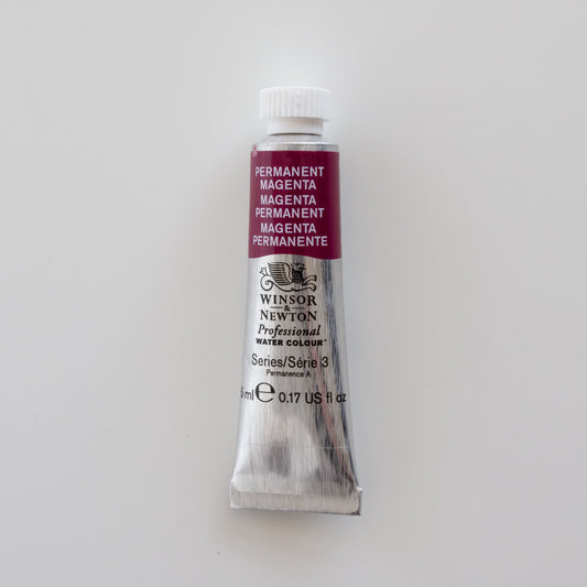 Winsor & Newton Professional Water Colours 5ml Permanent Magenta 3