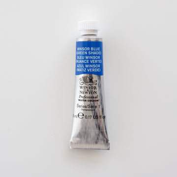 Winsor &amp; Newton Professionelle Wasserfarben 5 ml Winsor Blue (grüner Farbton) 1