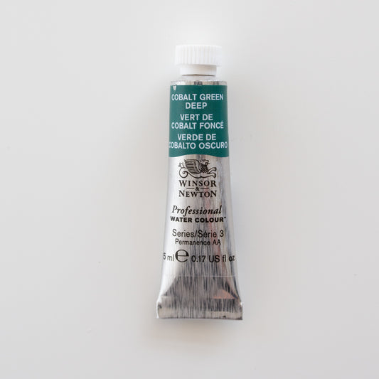 Winsor &amp; Newton Professionelle Wasserfarben, 5 ml, Kobaltgrün, tief 3