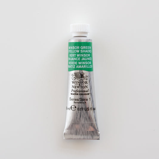 Winsor &amp; Newton Professionelle Wasserfarben 5 ml Winsor Green (Gelber Farbton) 1