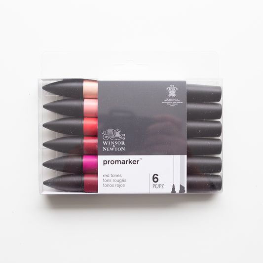 Winsor &amp; Newton Promarker 6 Red Tones